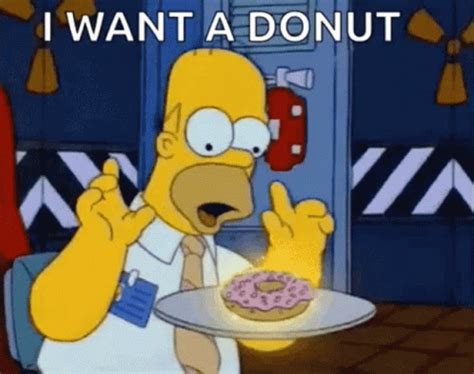 donut gifs|homer eating donuts gif.